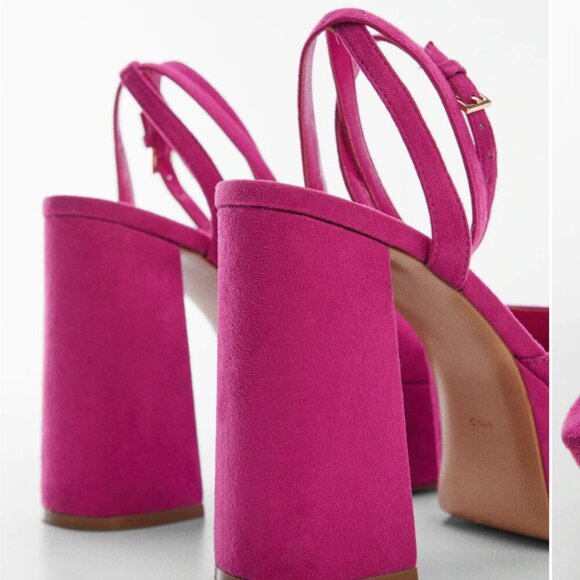 MANGO Platform ankle-cuff sandals Size 6 NEW WITH TAG! - Picture 3 of 10